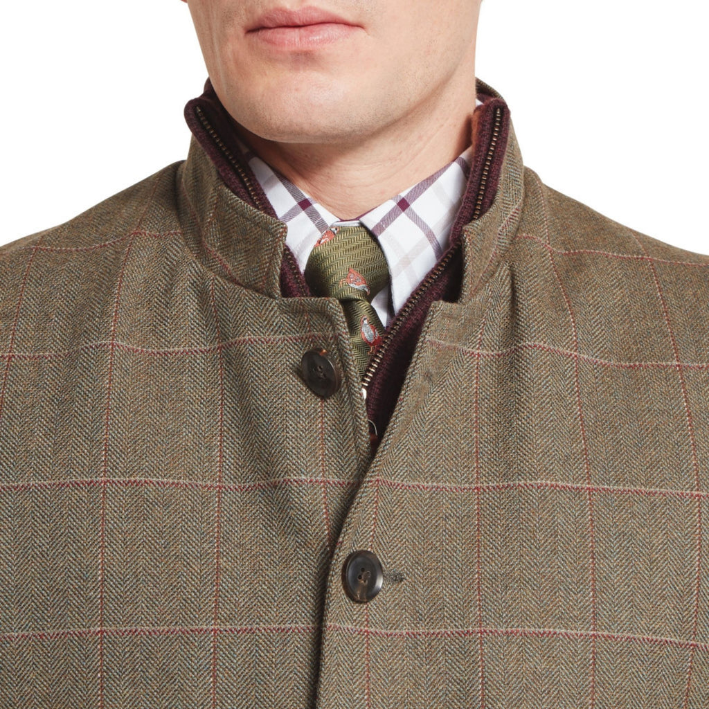 Schoffel Mens Holcot Tweed Waistcoat - Lochlane Tweed