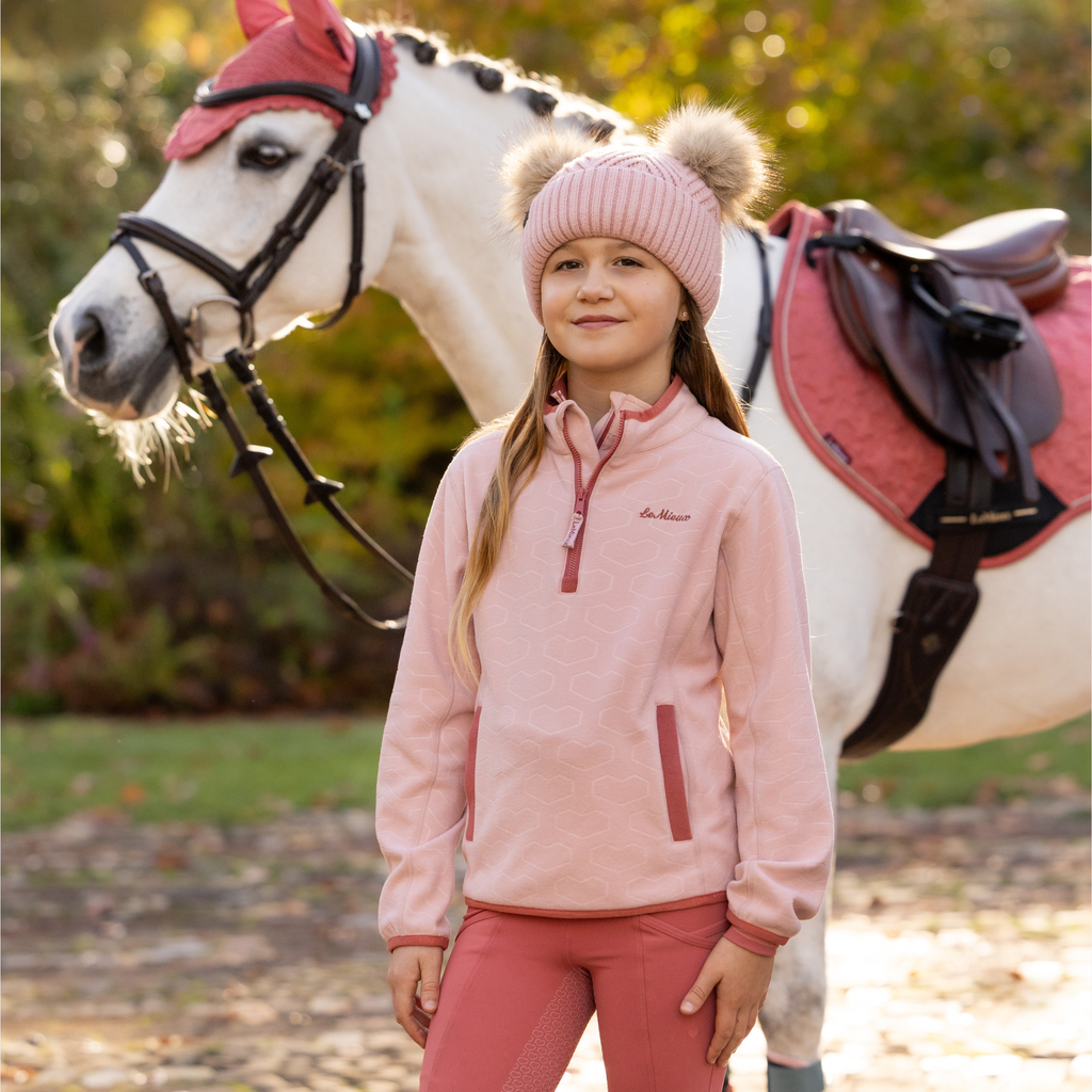 LeMieux Mini Maggie Heart Fleece - Petal