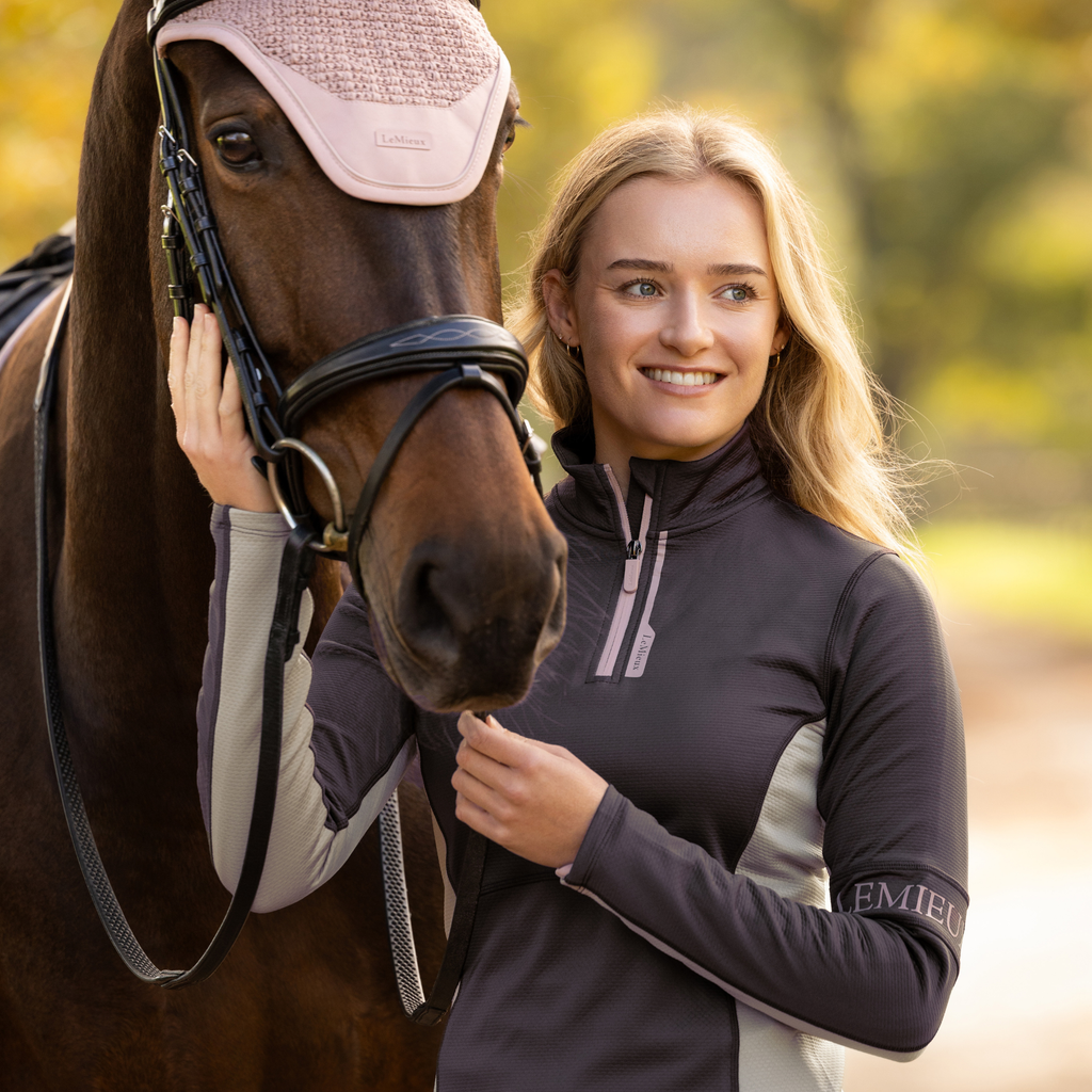LeMieux Ladies Matilda Mid Layer - Cocoa