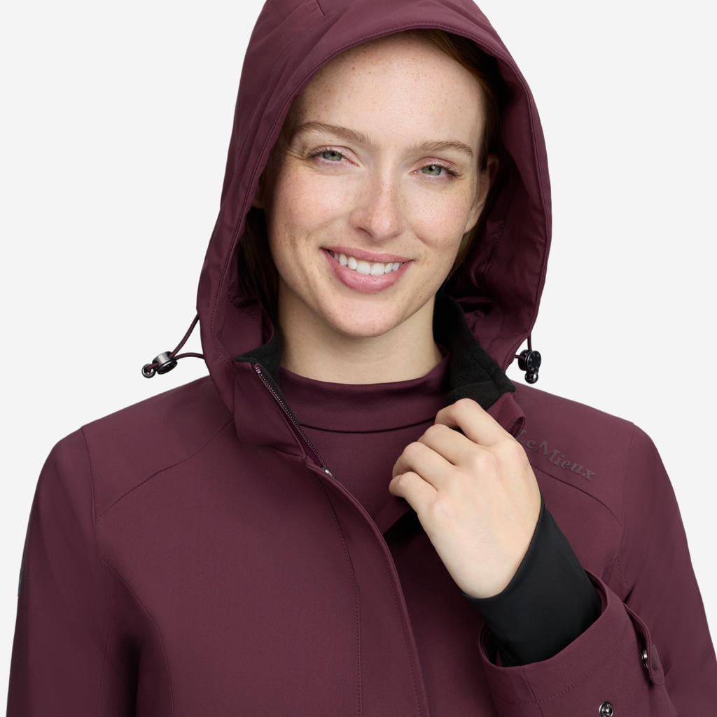 LeMieux Ladies Erin Waterproof Padded Coat - Bramble