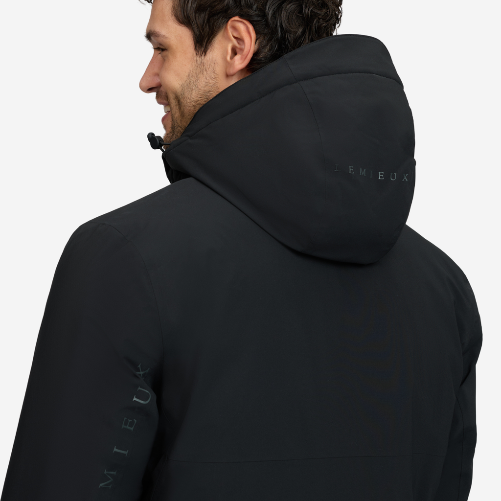 LeMieux Mens Waterproof Training Coat - Black