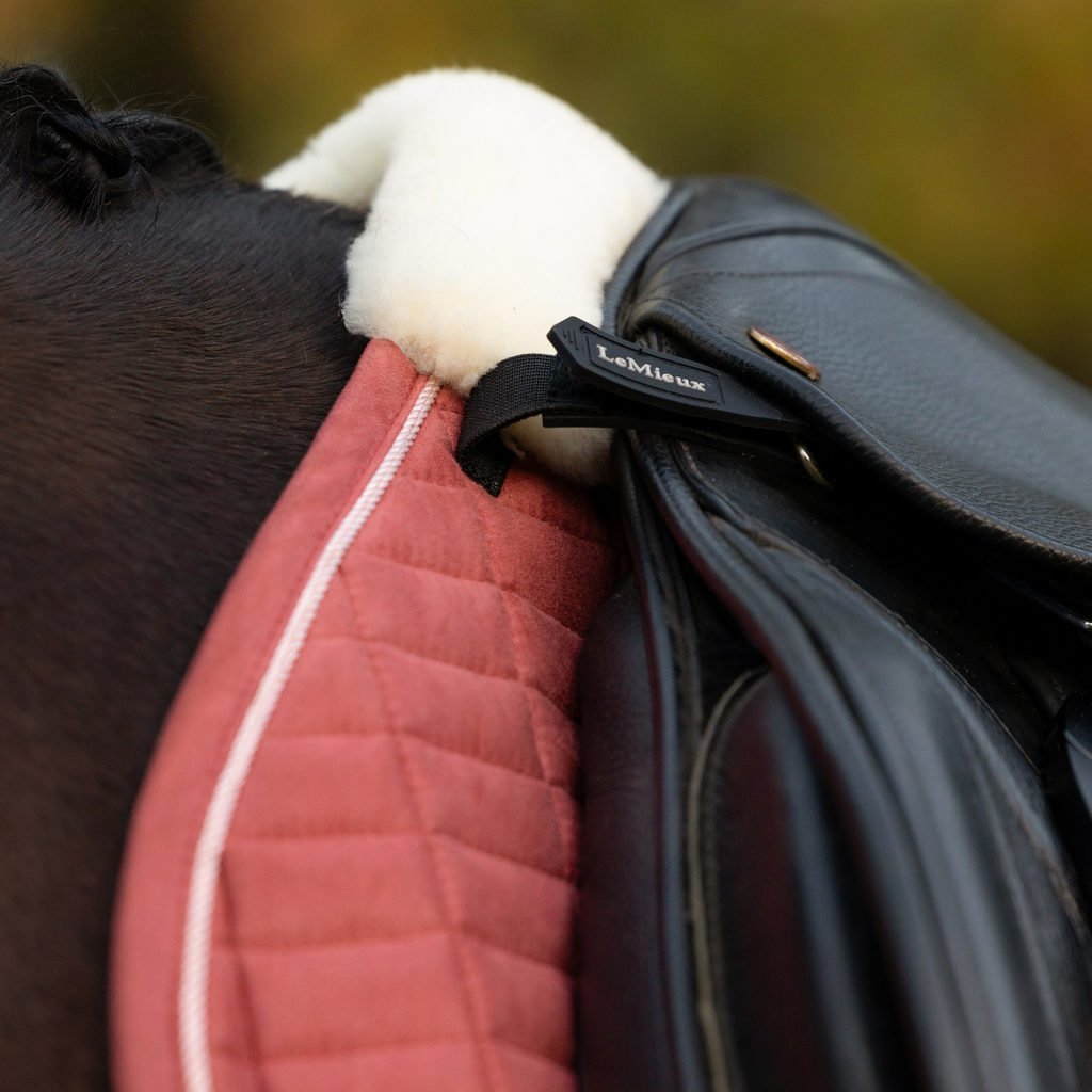 LeMieux Merino+ Suede Classic Close Contact Square - Spiced Earth