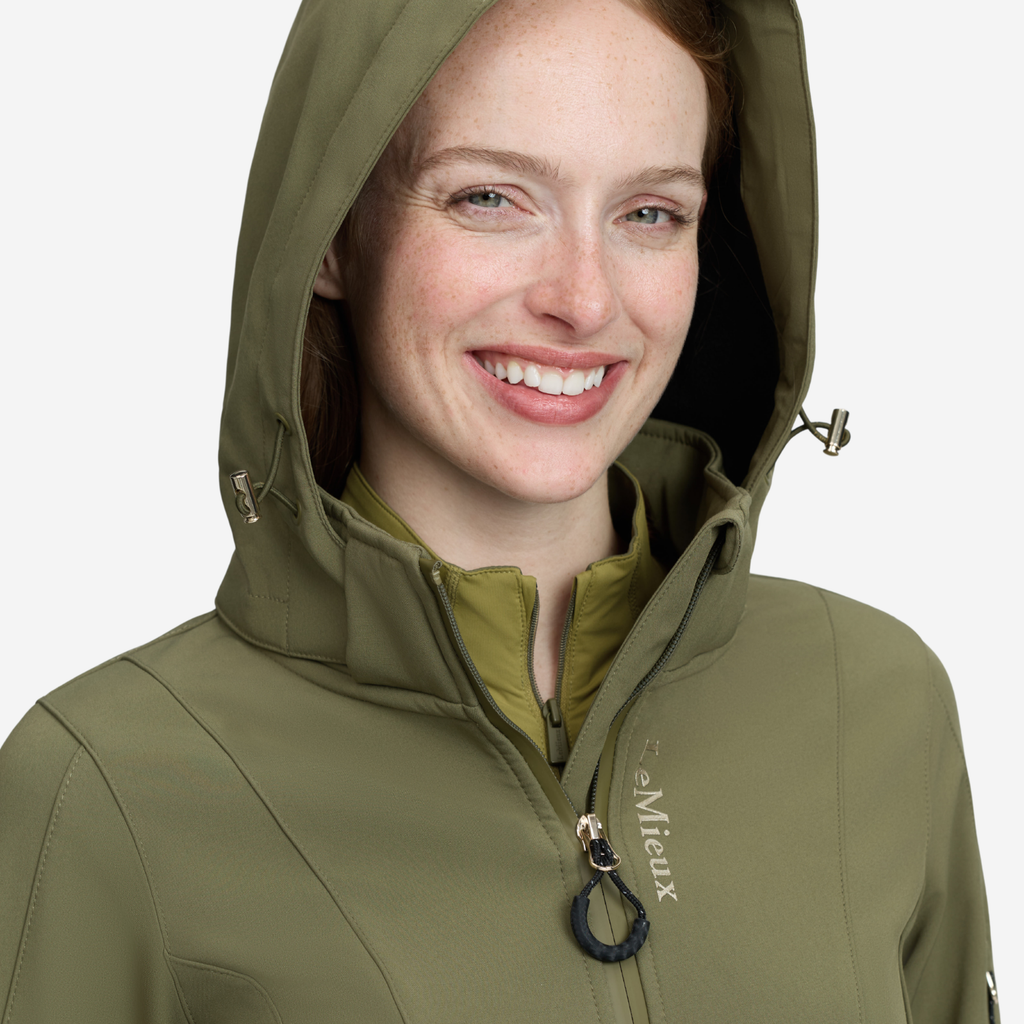 LeMieux Ladies Celine Softshell Jacket - Willow Green