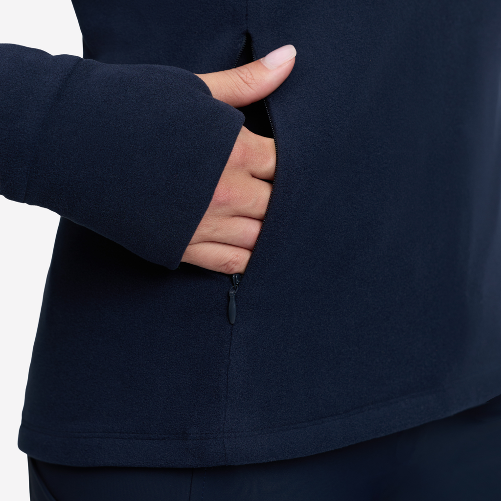 LeMieux Ladies Frances Quarter Zip Fleece - Navy