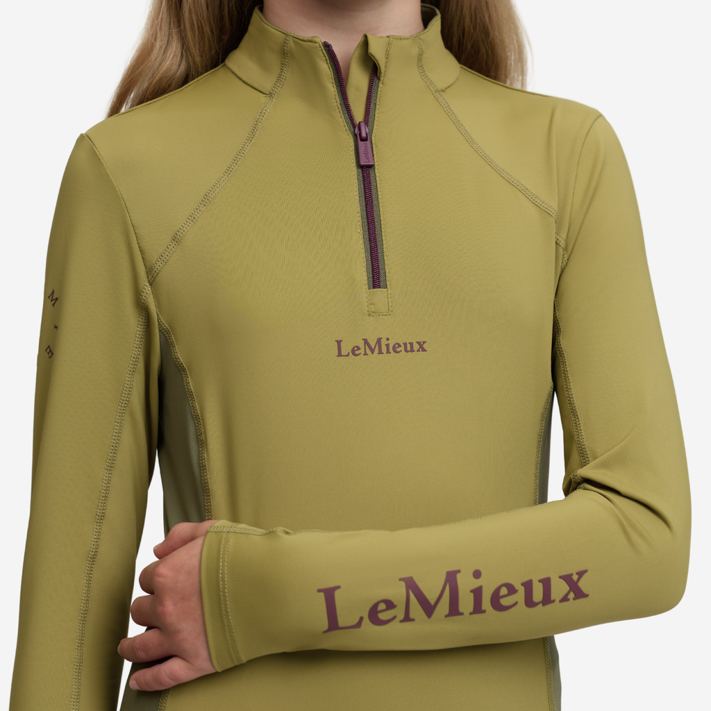 LeMieux Young Rider Classique Base Layer - Gooseberry