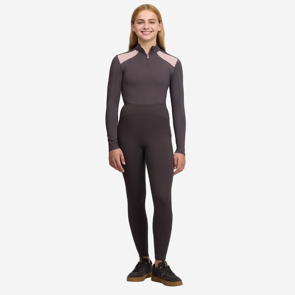 LeMieux Young Rider Nell Brushed Pull Ons - Cocoa