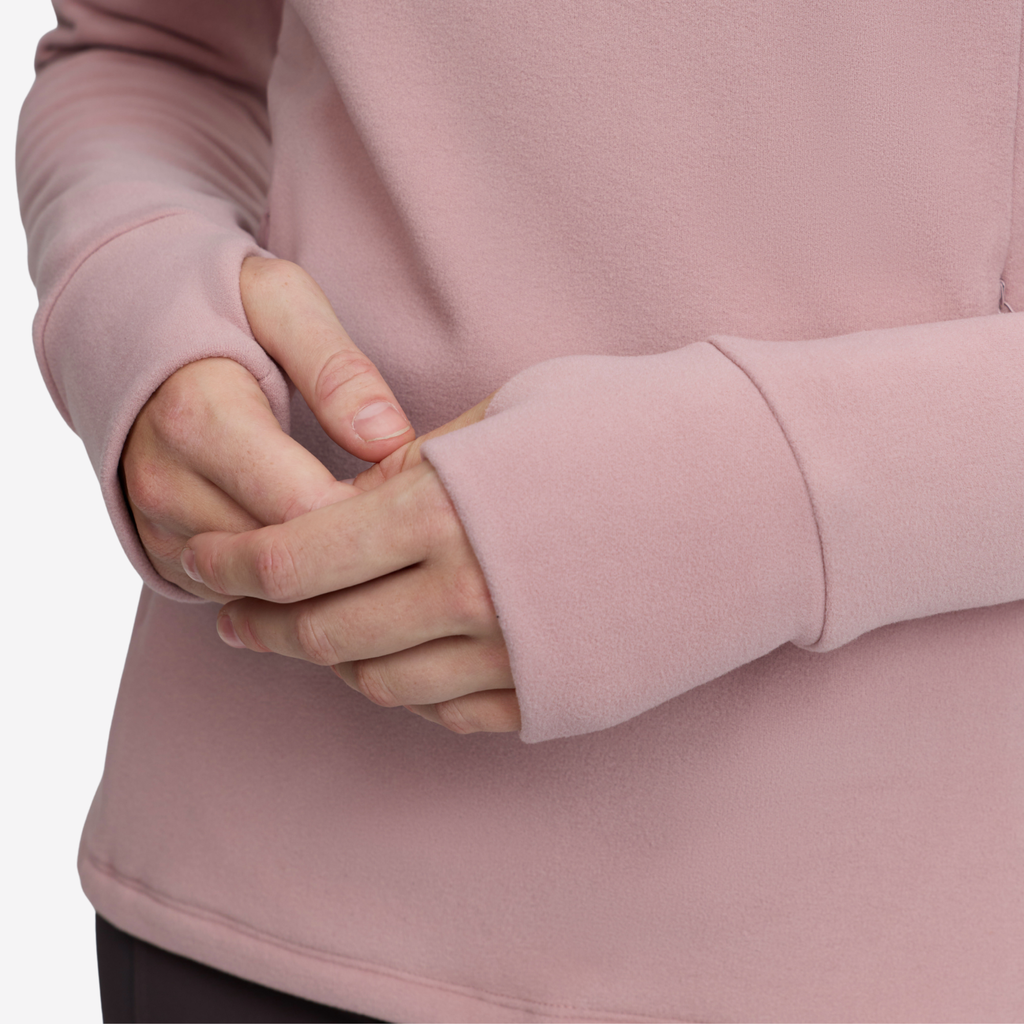 LeMieux Ladies Frances Quarter Zip Fleece - Wild Rose