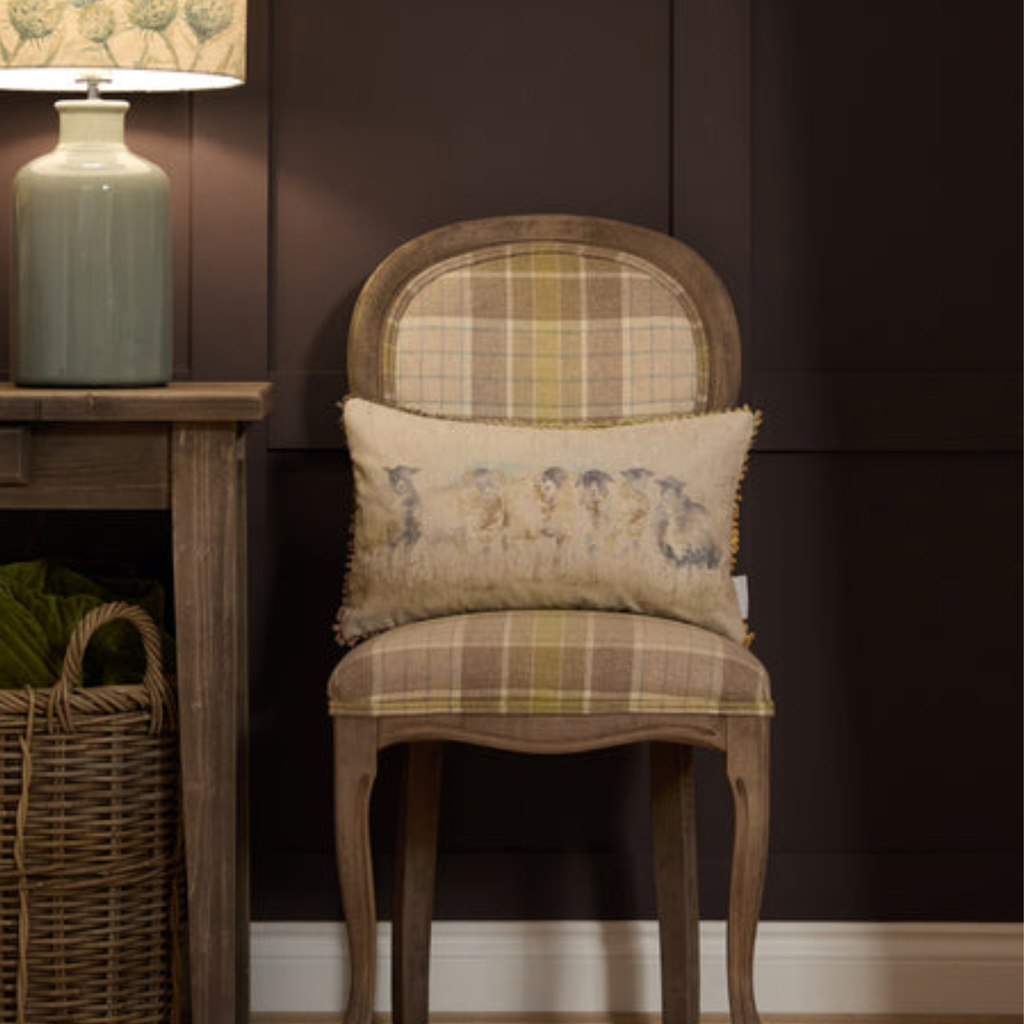 Voyage Maison Come By Printed Cushion - Cream