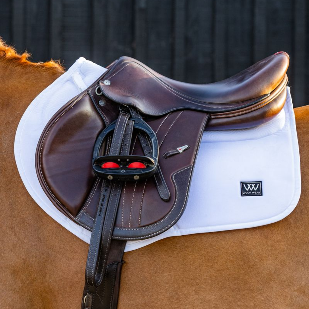 Woof Wear Elite Comfort Plus Close Contact Saddle Pad - White