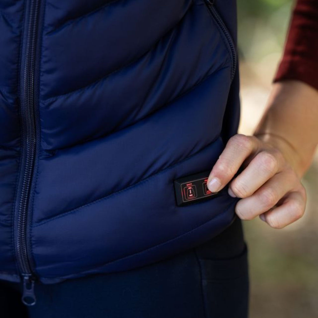 Woof Wear Ladies Heated Gilet - Navy
