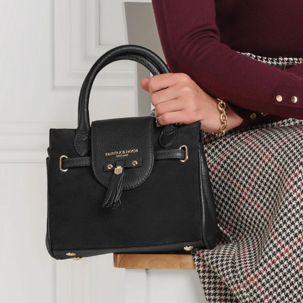Fairfax and Favor Mini Windsor Handbag - Black