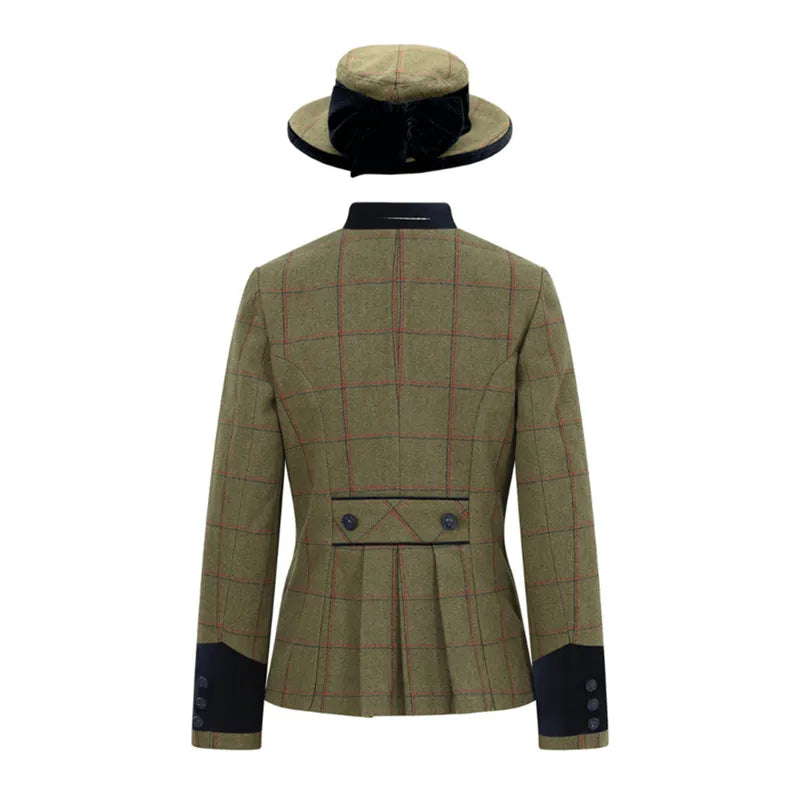 Equetech Launton Tweed Lead Rein Jacket And Hat - Launton Green