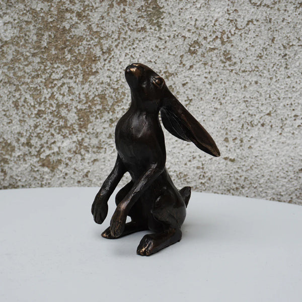 Oriele Bronze Moon Watching Hare