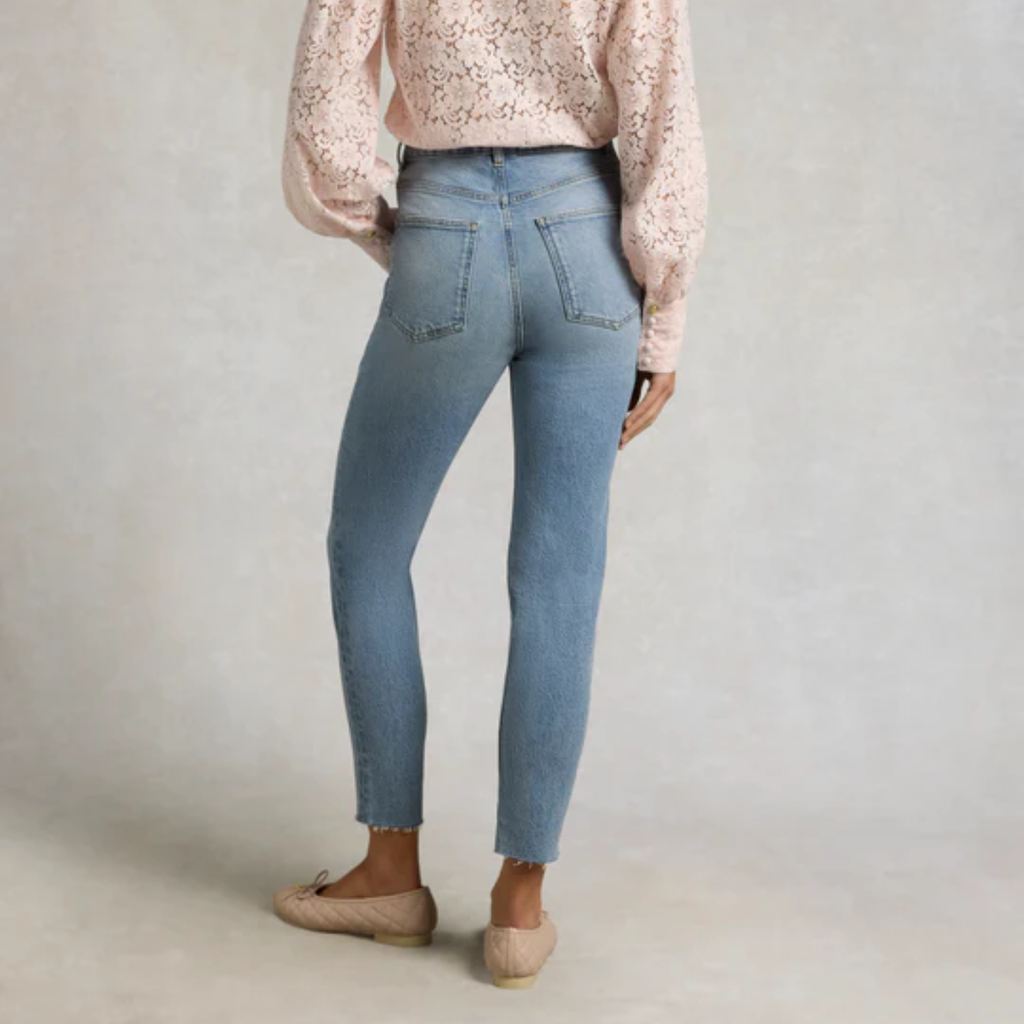 Holland Cooper High Rise Slim Jean - Vintage Denim