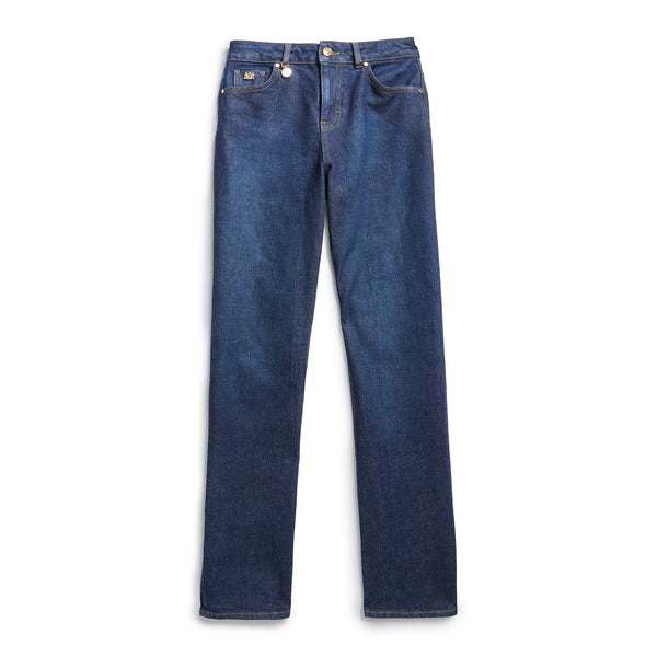 Holland Cooper Ladies Classic Straight Jean - Deep Indigo