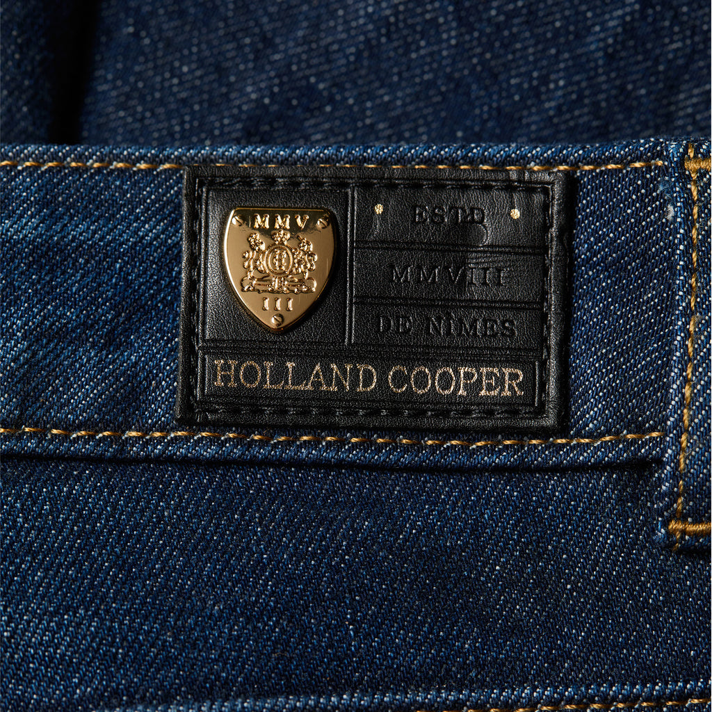 Holland Cooper Ladies Classic Straight Jean - Deep Indigo