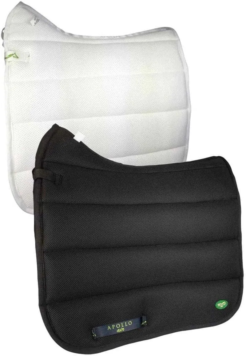 Apollo Air Comfort Quilt Dressage Saddlepad - White