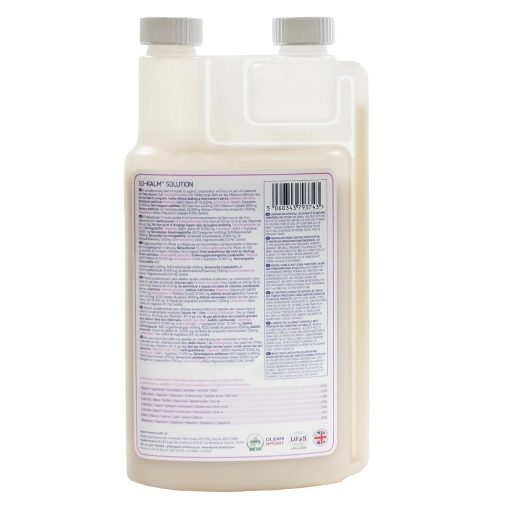 Equine America So Kalm Solution - 1 Litre