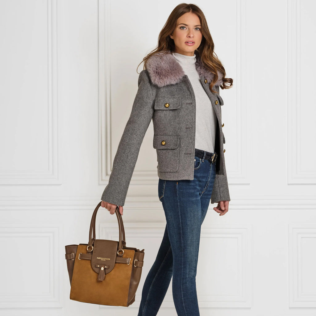 Fairfax and Favor Windsor Tote Handbag - Tan