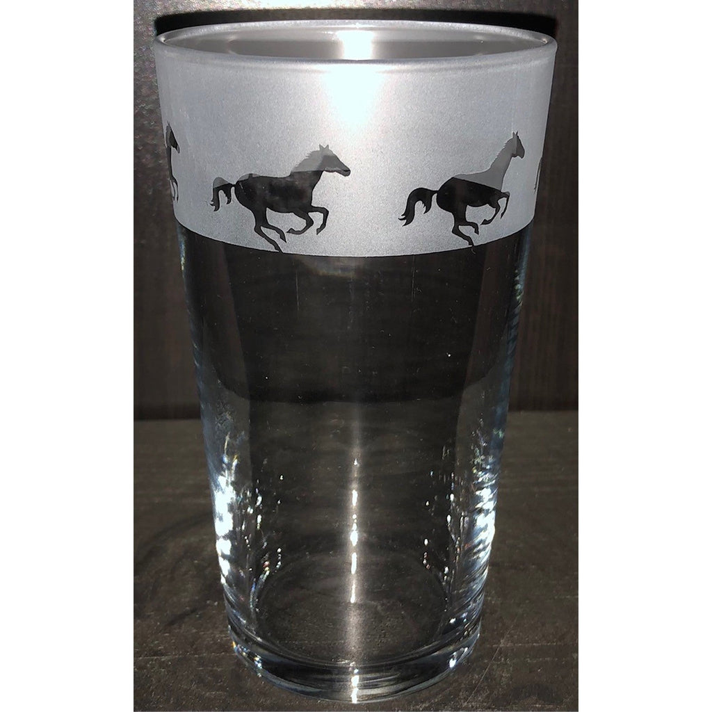 The Milford Collection Galloping Beer Glass