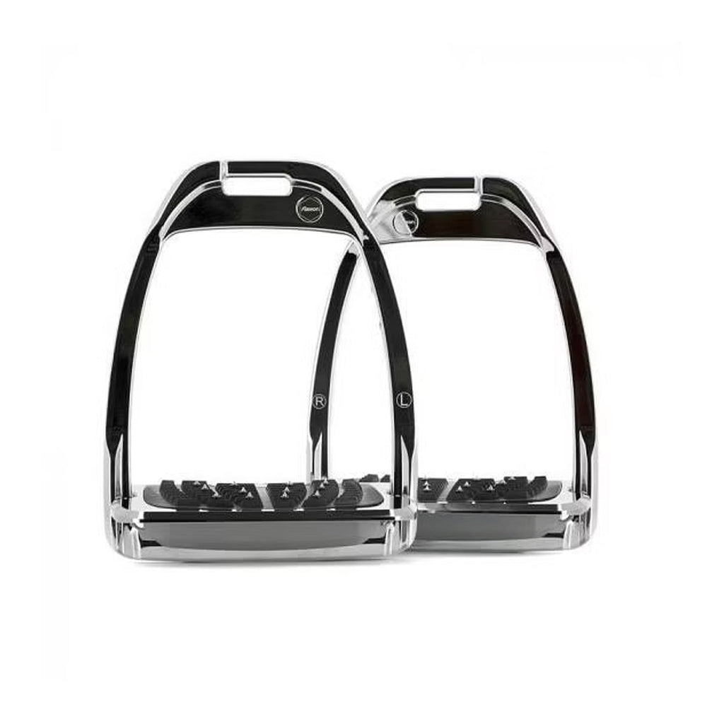 Flex-On Hunter H Stirrups - Silver/Grey