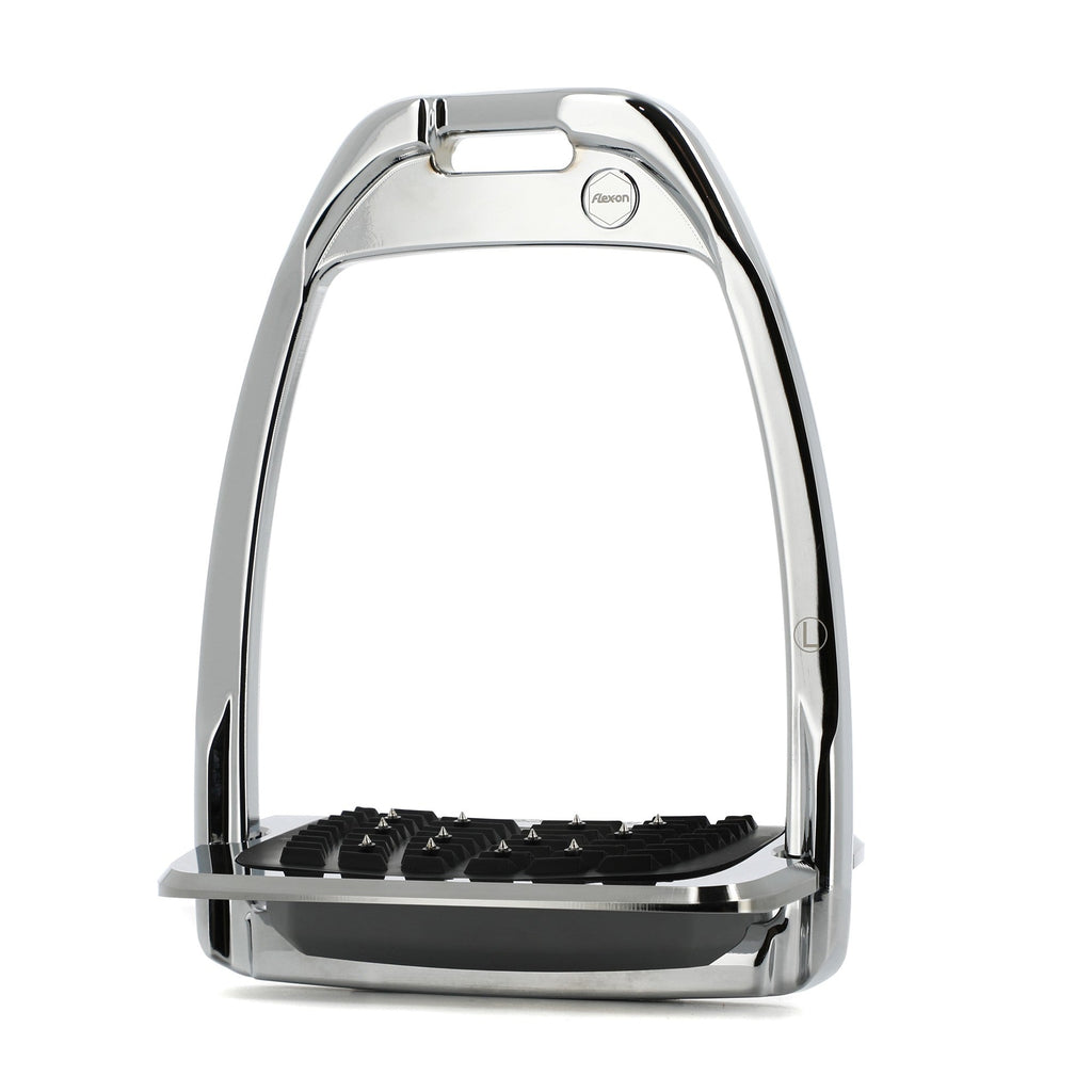 Flex-On Hunter H Stirrups - Silver/Black