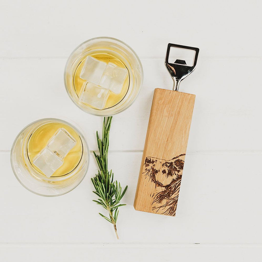 Selbrae House Spaniel Oak Bottle Opener