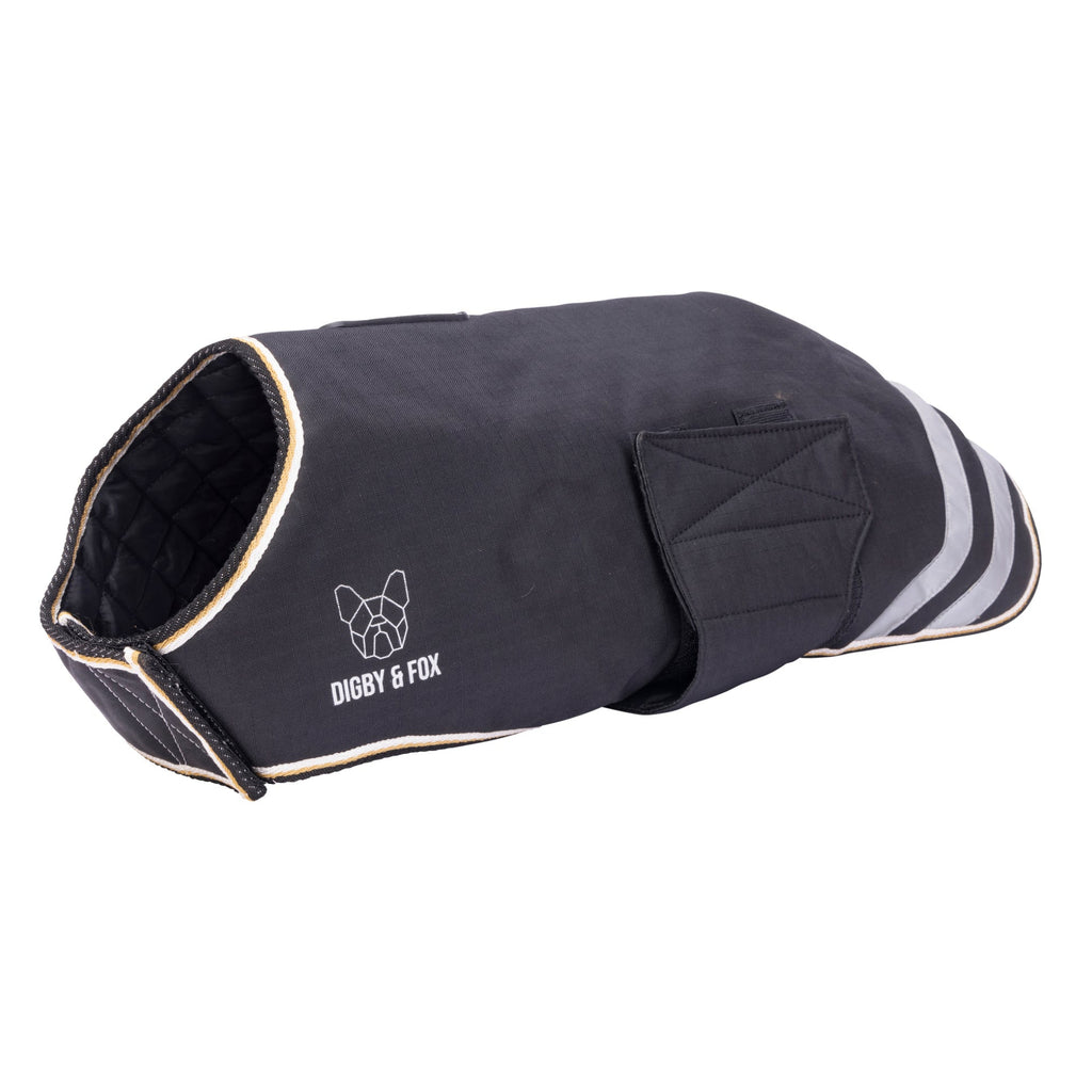Digby & Fox Waterproof Dog Coat - Black