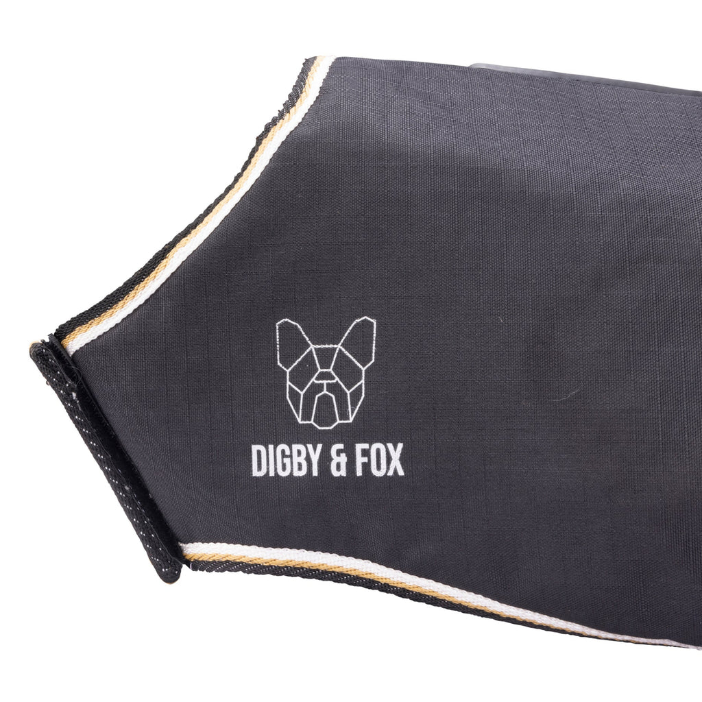 Digby & Fox Waterproof Dog Coat - Black