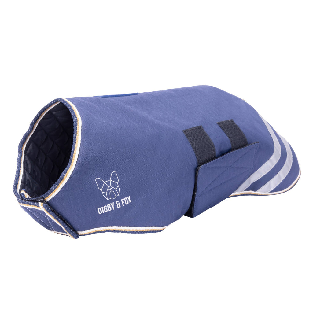 Digby & Fox Waterproof Dog Coat - Navy