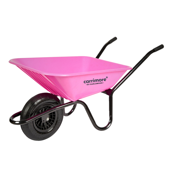 Carrimore Assembled 90 Litre Super Barrow - Pink