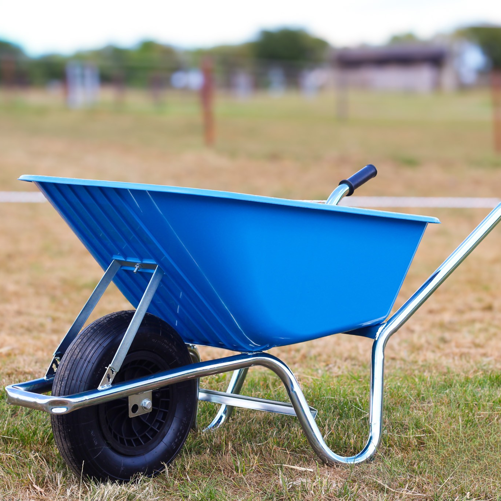 Carrimore 120 Litre Shifter Assesmbled Barrow - Blue