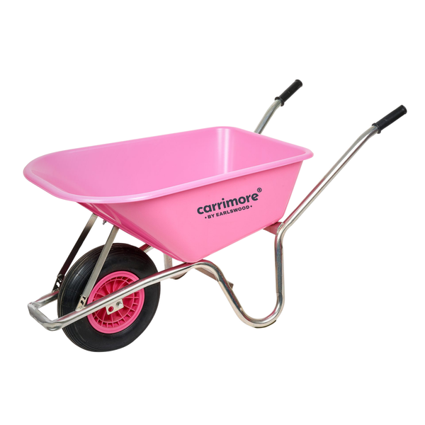 Carrimore 120 Litre Shifter Assembled Barrow - Pink