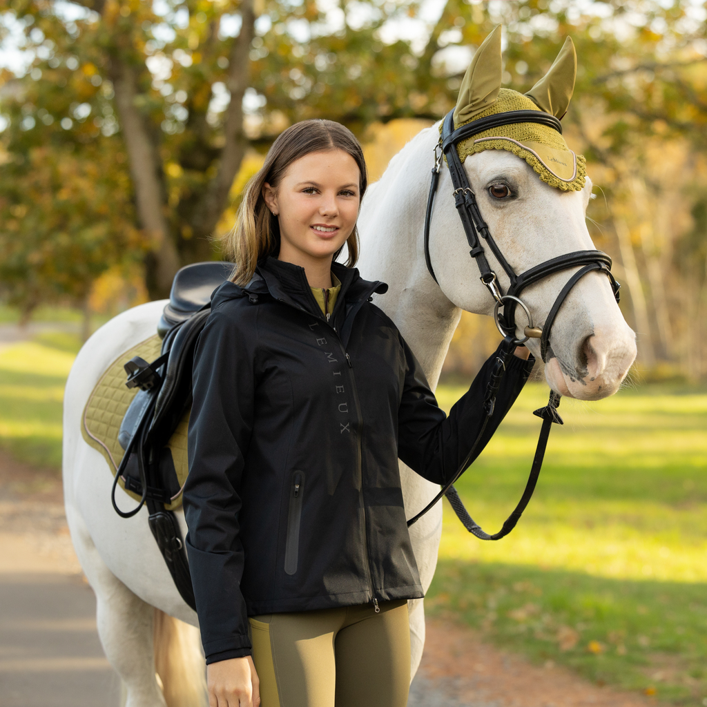 LeMieux Young Rider Tessa Waterproof Jacket - Black