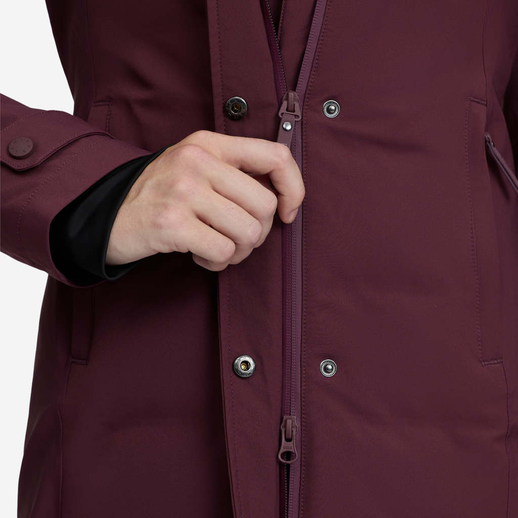 LeMieux Ladies Erin Waterproof Padded Coat - Bramble
