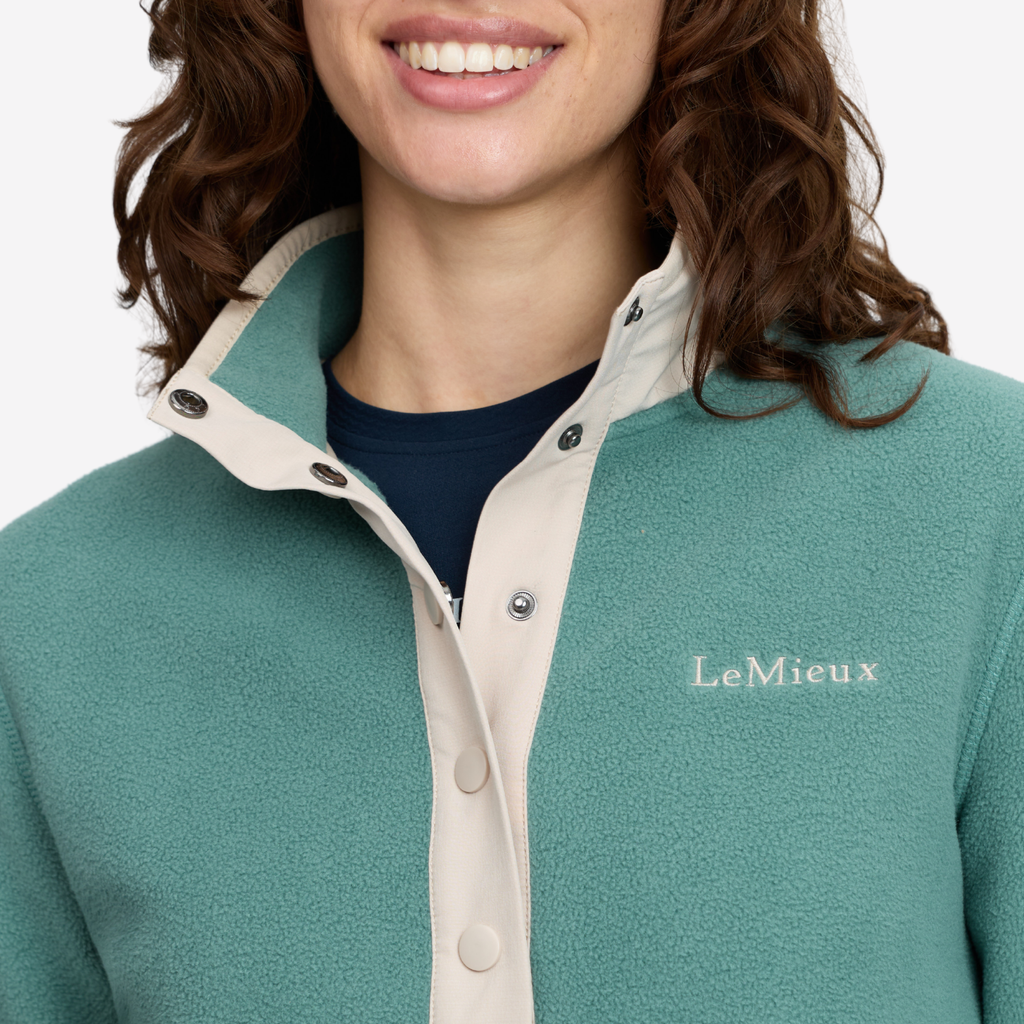 LeMieux Ladies Piper Popper Fleece - Aloe