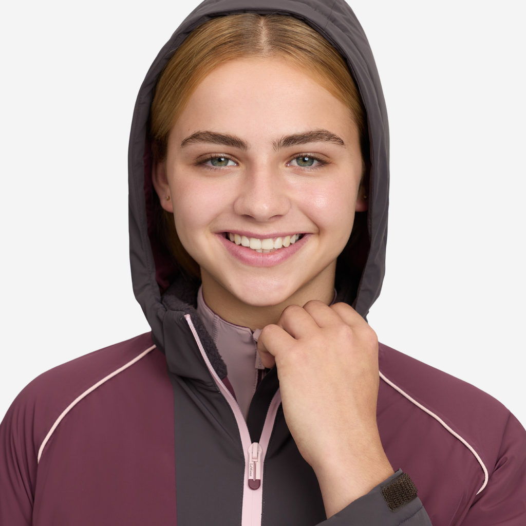 LeMieux Young Rider Bailey Waterproof Anorak - Bramble