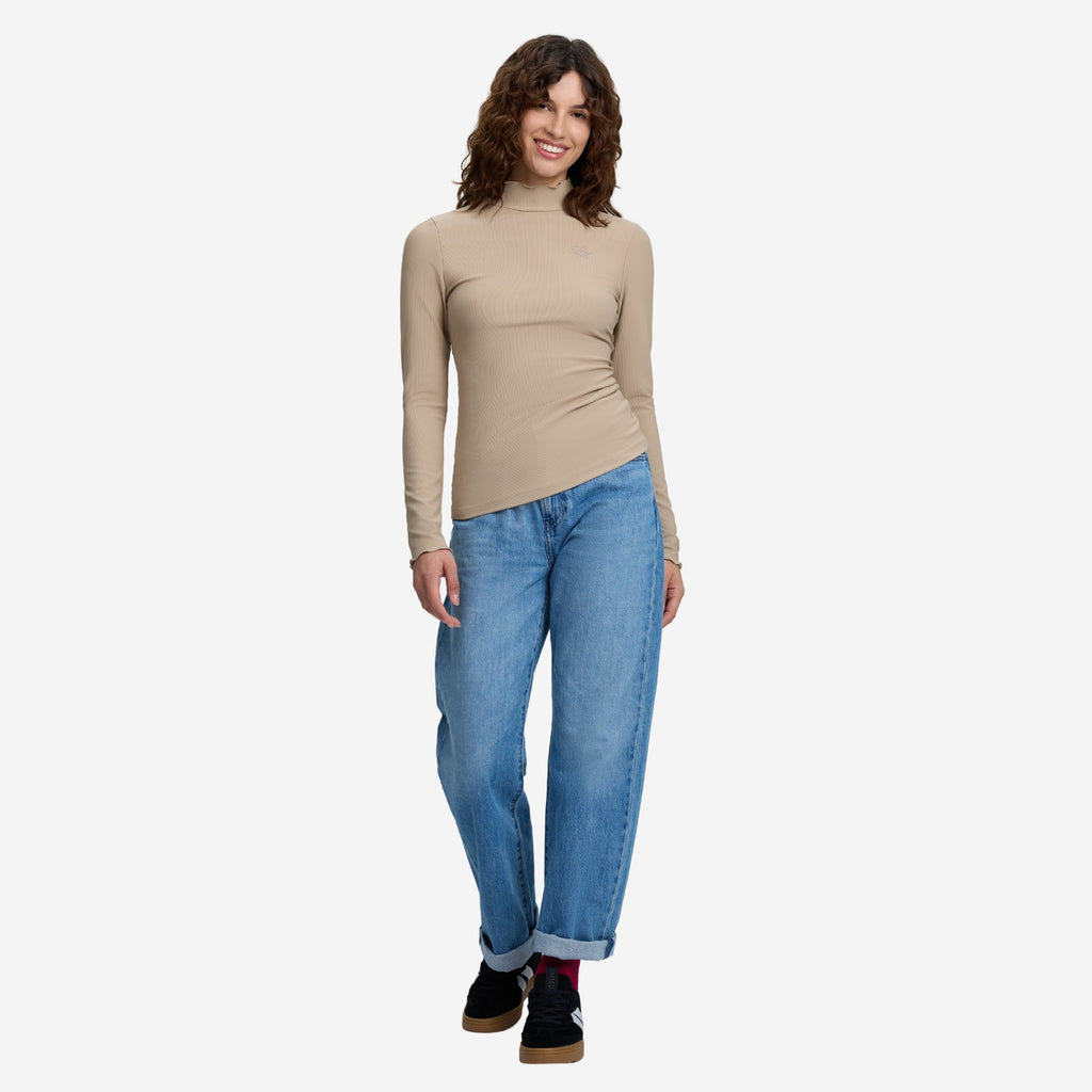 LeMieux Ladies Lustre Ribbed Top - Champagne