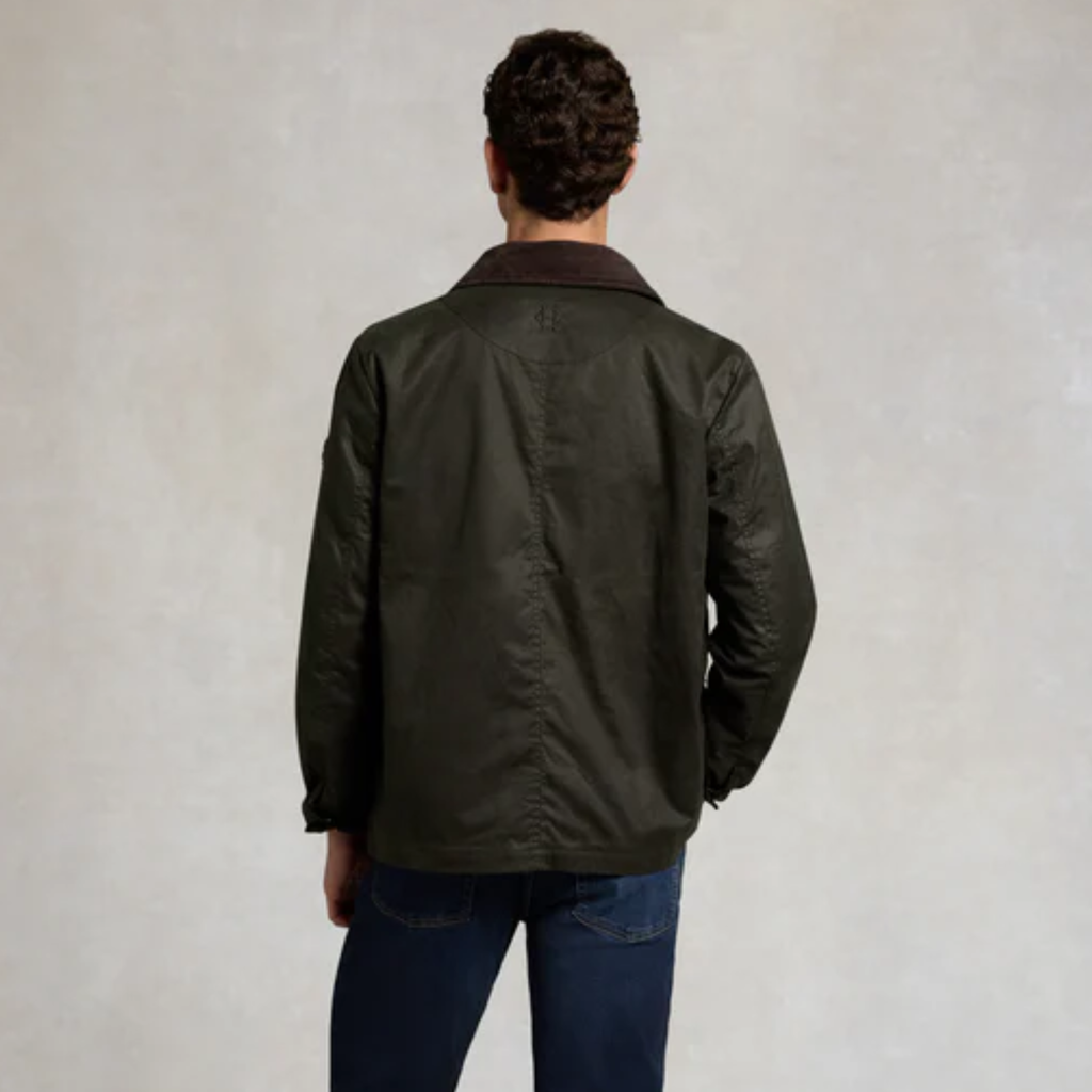 Holland Cooper Mens Classic Wax Jacket - Moss Wax