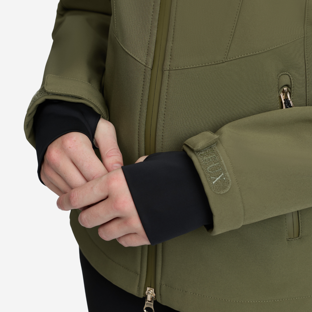 LeMieux Ladies Celine Softshell Jacket - Willow Green