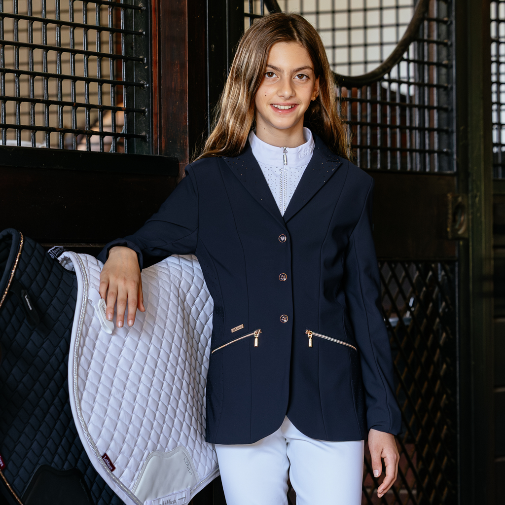 LeMieux Brilliance Junior Pro Show Jacket - Navy