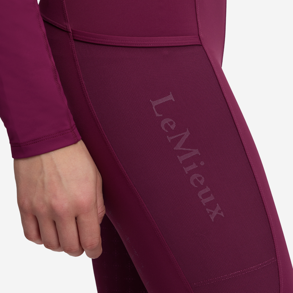 LeMieux Ladies Naomi Pull On Breeches - Blackberry
