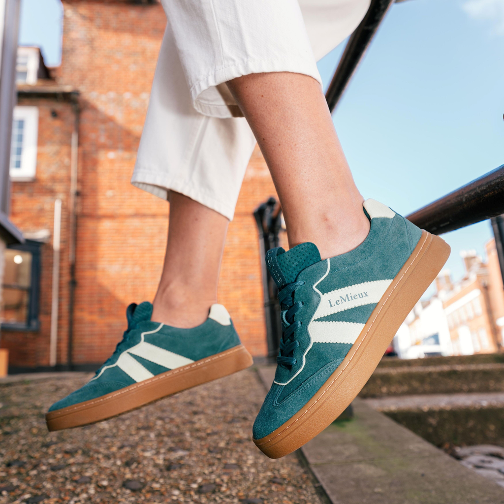 LeMieux Stockbridge Suede Lifestyle Trainers - Jungle