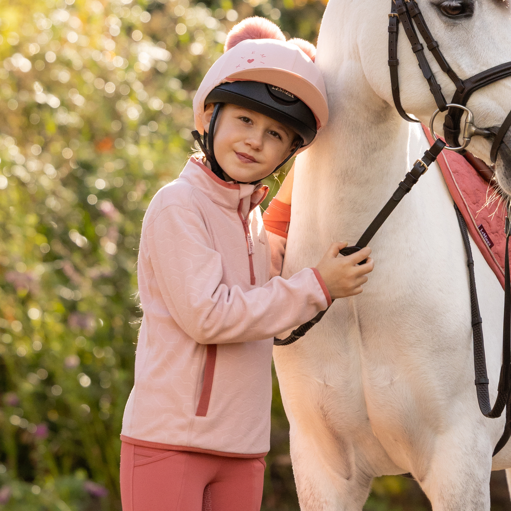 LeMieux Mini Maggie Heart Fleece - Petal