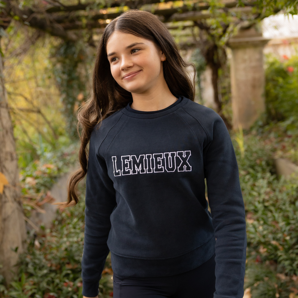 LeMieux Young Rider Shay Varsity Crew - Navy