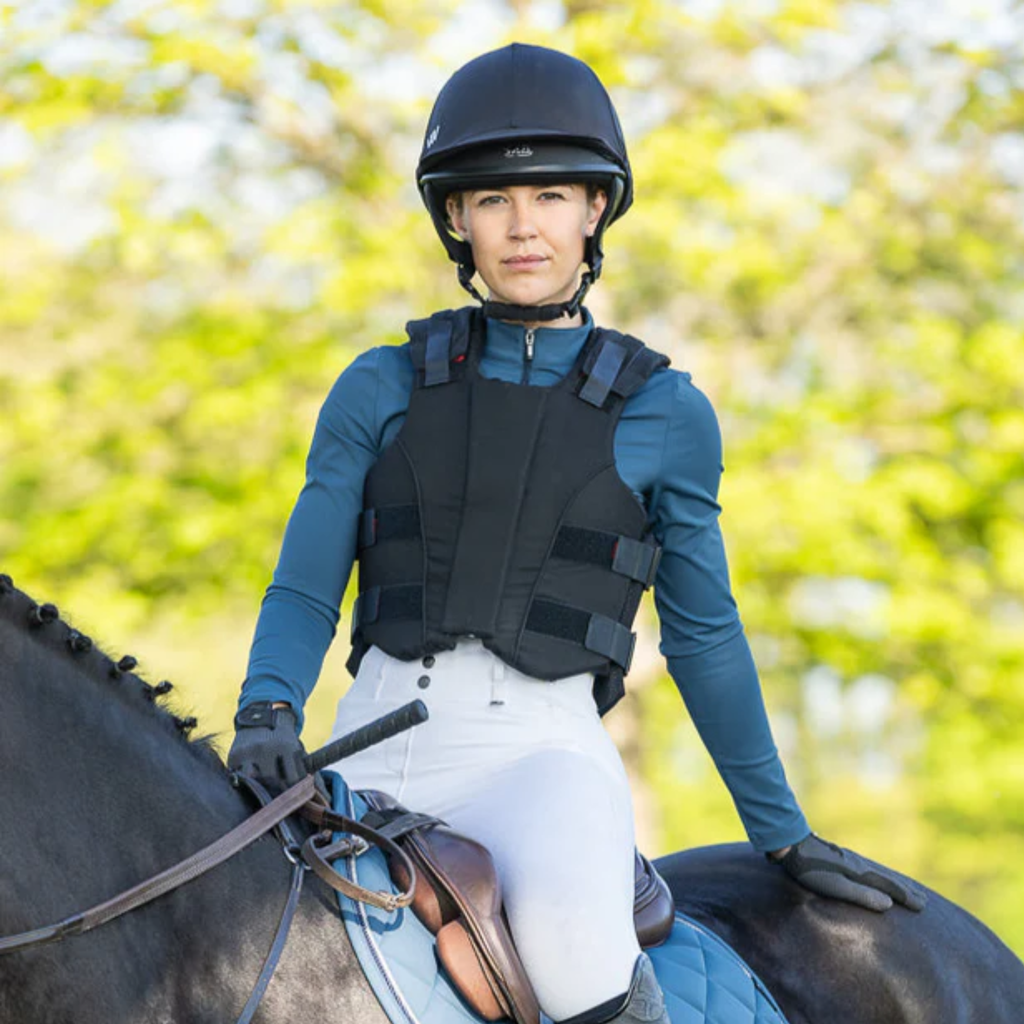 Woof Wear Ladies Long Sleeve Tech Riding Shirt - Petrol Blue