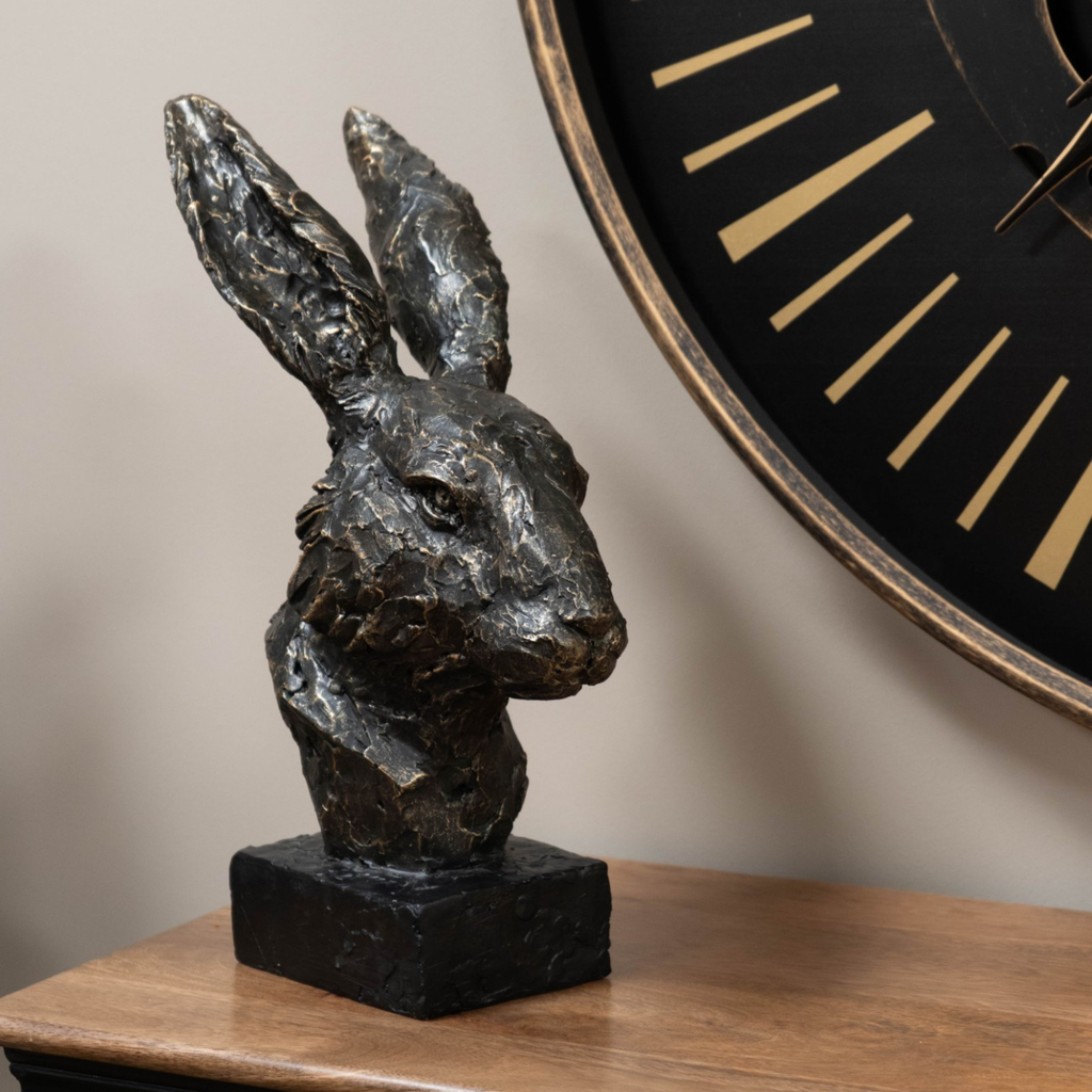 Albert Rabbit Head Sculpture