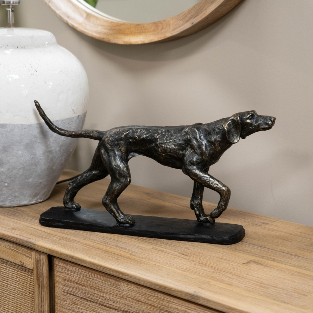 Hunter Dog Sculpture