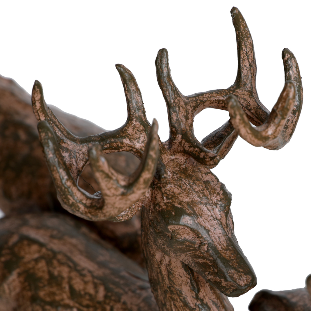 Rustic Woodland Trio of Stags