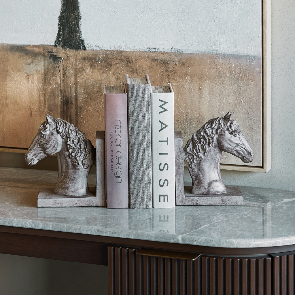 Delia Horse Bookends